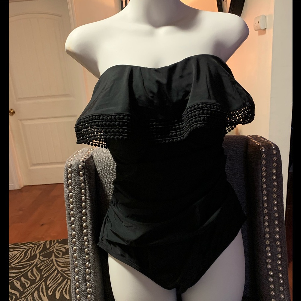 New Black One Piece Swimsuit🖤✨